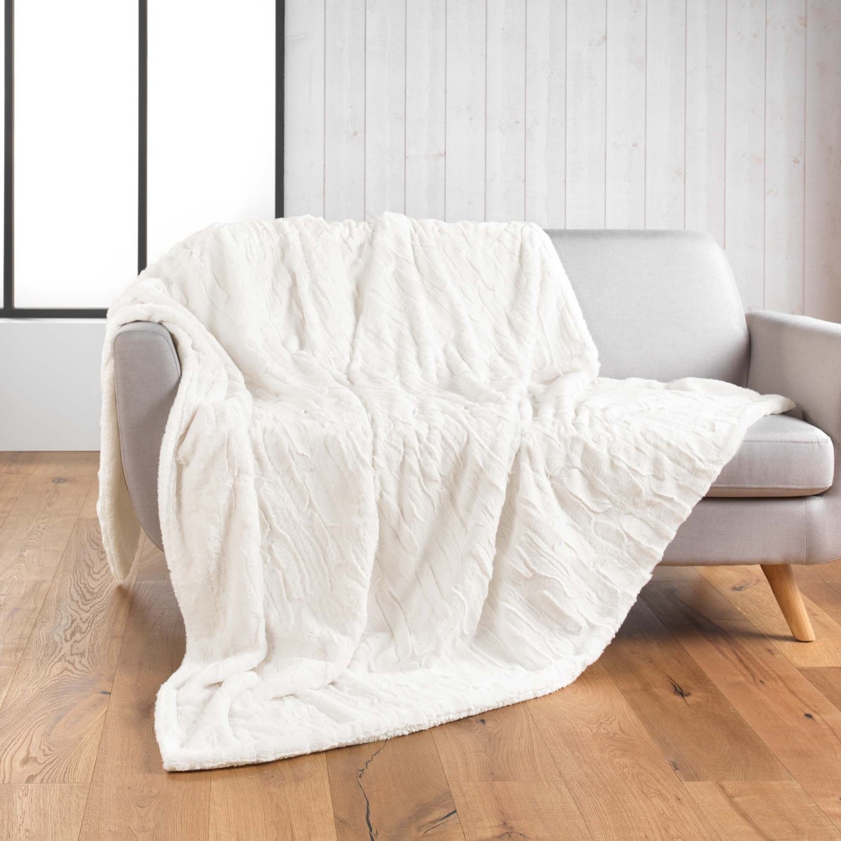 Plaid imitation fourrure Foxy pour des soirées cocooning au coin du feu