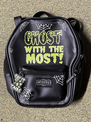 Beetlejuice Mini Backpack  Ghost With The Most!  Brand New With Tags