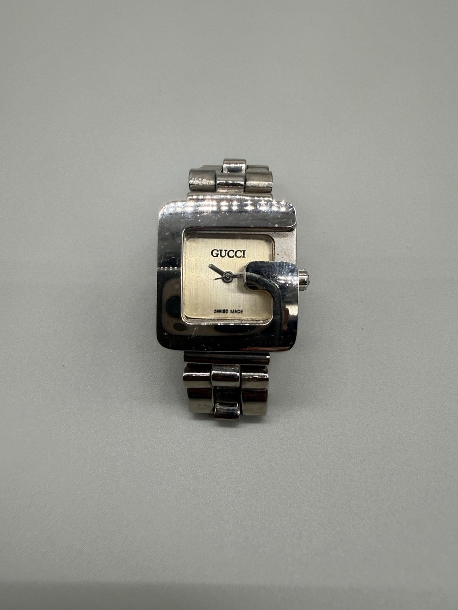 GUCCI 3600L Ladies Quartz Watch Silver Stainless Steel No Box Pre
