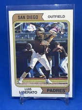 2023 Topps Heritage #168 Luis Liberato RC Rookie San Diego Padres