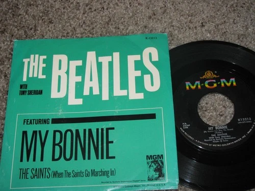 BEATLES 45  WITH SLEEVE - MY BONNIE / THE SAINTS - MGM