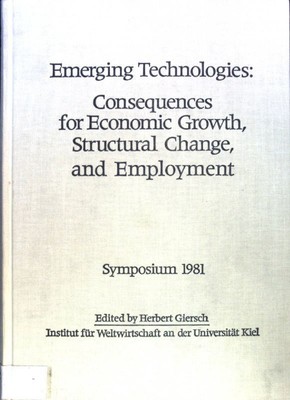 Emerging technologies: consequences for economic growth, structural change, and 
