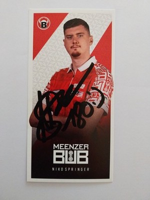 Niko Springer Autogramm Signiert AK PDC Darts