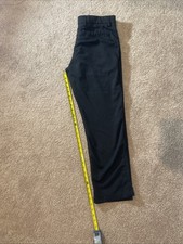 Men Classic-Fit Expandable-Waist Slacks Black 34W 29L  S12  S13 