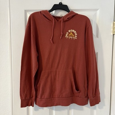 Disney The Lion King Hoodie Sweatshirt For Men Or Women Size Medium No Worries