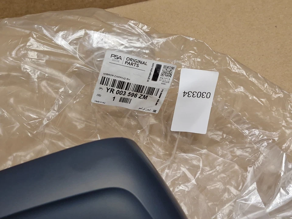 Tappo copri specchietto retrovisore destro Vauxhall Astra K Insignia B YR003596ZM originale OEM - Immagine 4 di 4