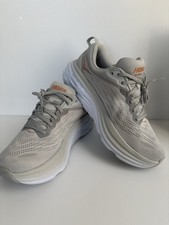 Hoka Women  s Running Shoes/Sneakers Bondi 8 Gray Size 9 B-  EUC