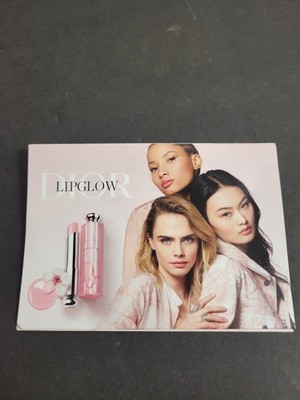 Dior Lip Glow Sample Lip Balm LOT 4 Pink, Clear, Rosewood, Mahogany 0.40G NEW