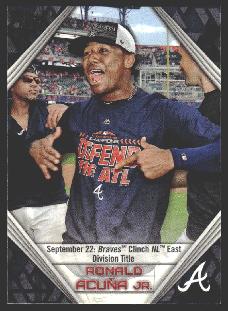 Ronald Acuña Jr. #RA-13 2019 Topps Ronald Acuna Jr. Star Player Highlights
