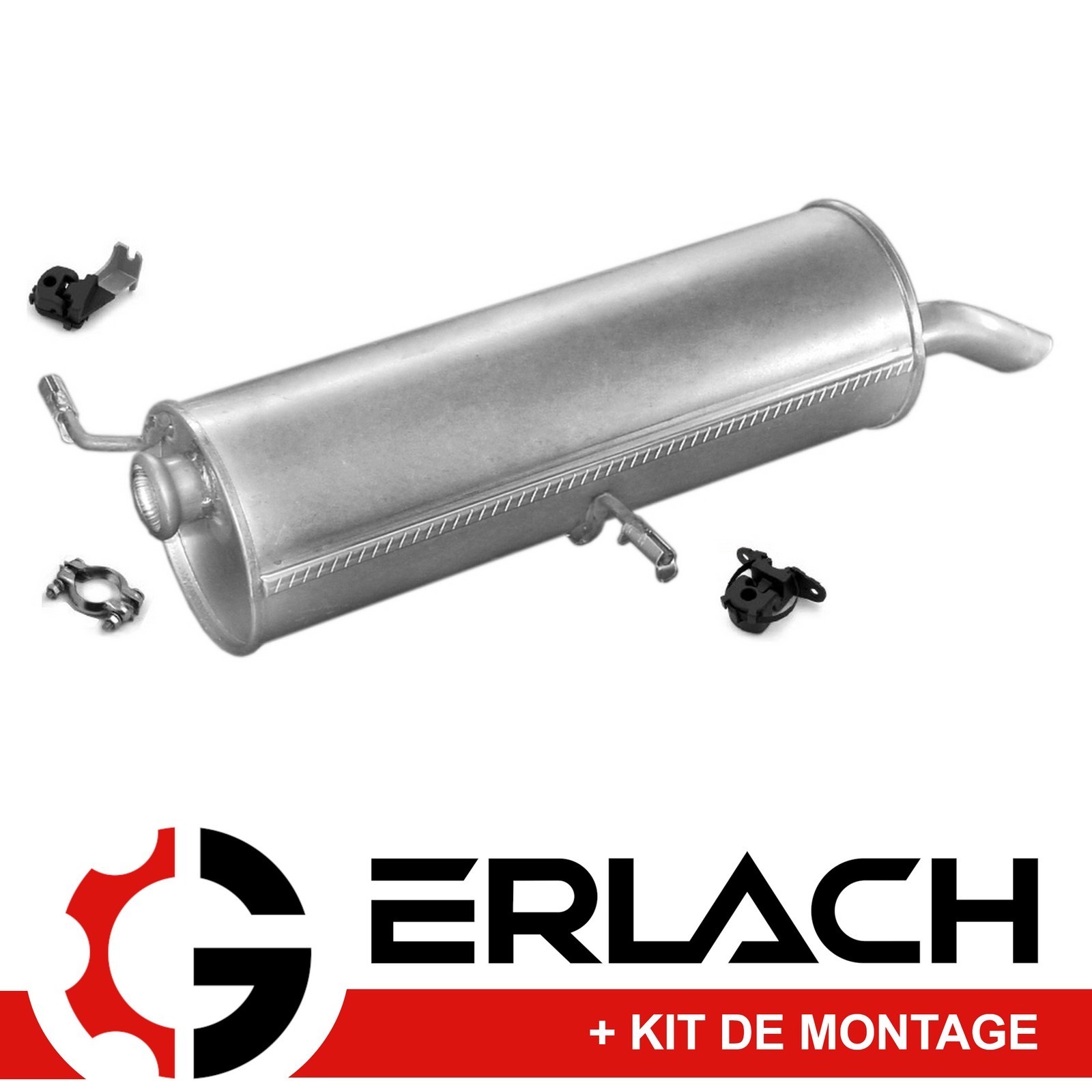 Silencieux arrière pour Citroën C4 et Peugeot 306 1.4 1.6 moteur essence