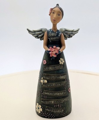 Kelly Rae Roberts Angel Figurine ''Soul Sisters'' 2014 From Demdaco 7-1/8'' Tall
