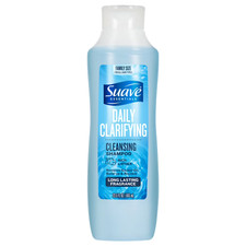 Suave Essentials Daily Clarifying Shampoo, Deep Cleansing for All Hair Types, 22