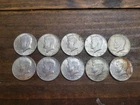 (10) 40% Silver Kennedy Half Dollars 1965-1969 $5 Face Value Constitutional -A10