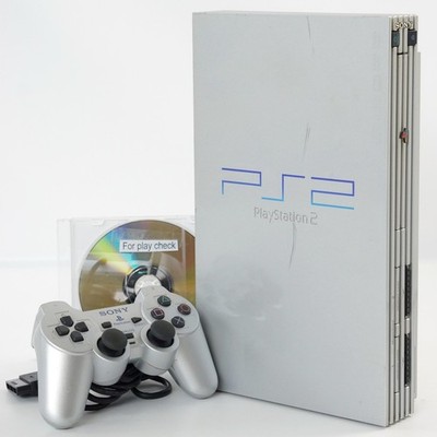 PS2 SILVER Console SCPH-39000 S Tested System Japan Playstation