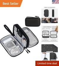 Travel Cable Organizer Pouch Electronic Accessories Carry Case Portable Water...