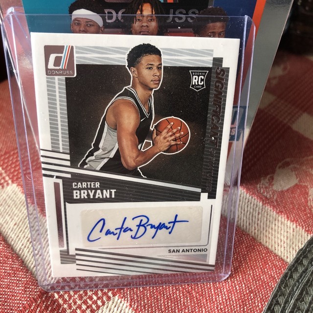 Carter Bryant 2025 Panini Donruss Rookie Autographs