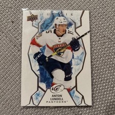 Anton Lundell UD Ice Rookie 2021-22 Card#101. rookie card picture