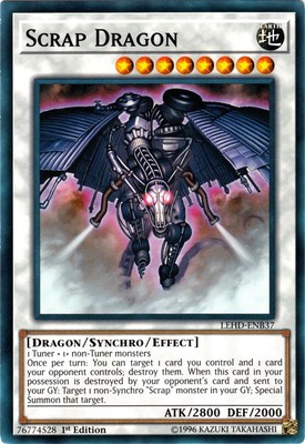 Scrap Dragon - LEHD-ENB37 - Common - 1st Edition - Heavily Played