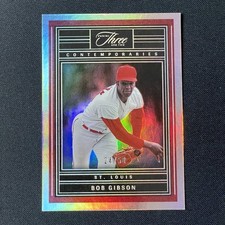 2023 Panini Three and Two Bob Gibson Contemporaries #C-BG Holo Silver #/50