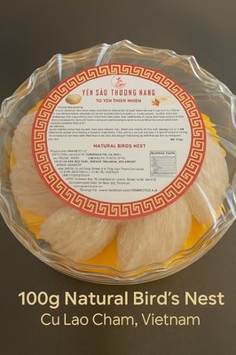 Premium Natural Bird s Nest 100g-Handpicked from Cu Lao Cham 100% Pure Yến Sào