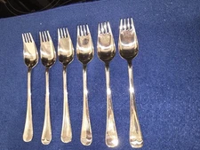 Gentry Silver & Godinger "English Tip" Stainless Steel Individual Spoonik/Spork