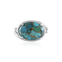 Cavill Damen Silberring Oval Mit 5,952Ct TüRkis Sterlingsilber Echtschmuck Usa