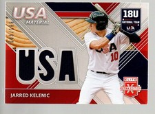 2020 Elite Extra Edition USA Material Orange #USAM-JK Jarred Kelenic 63/199