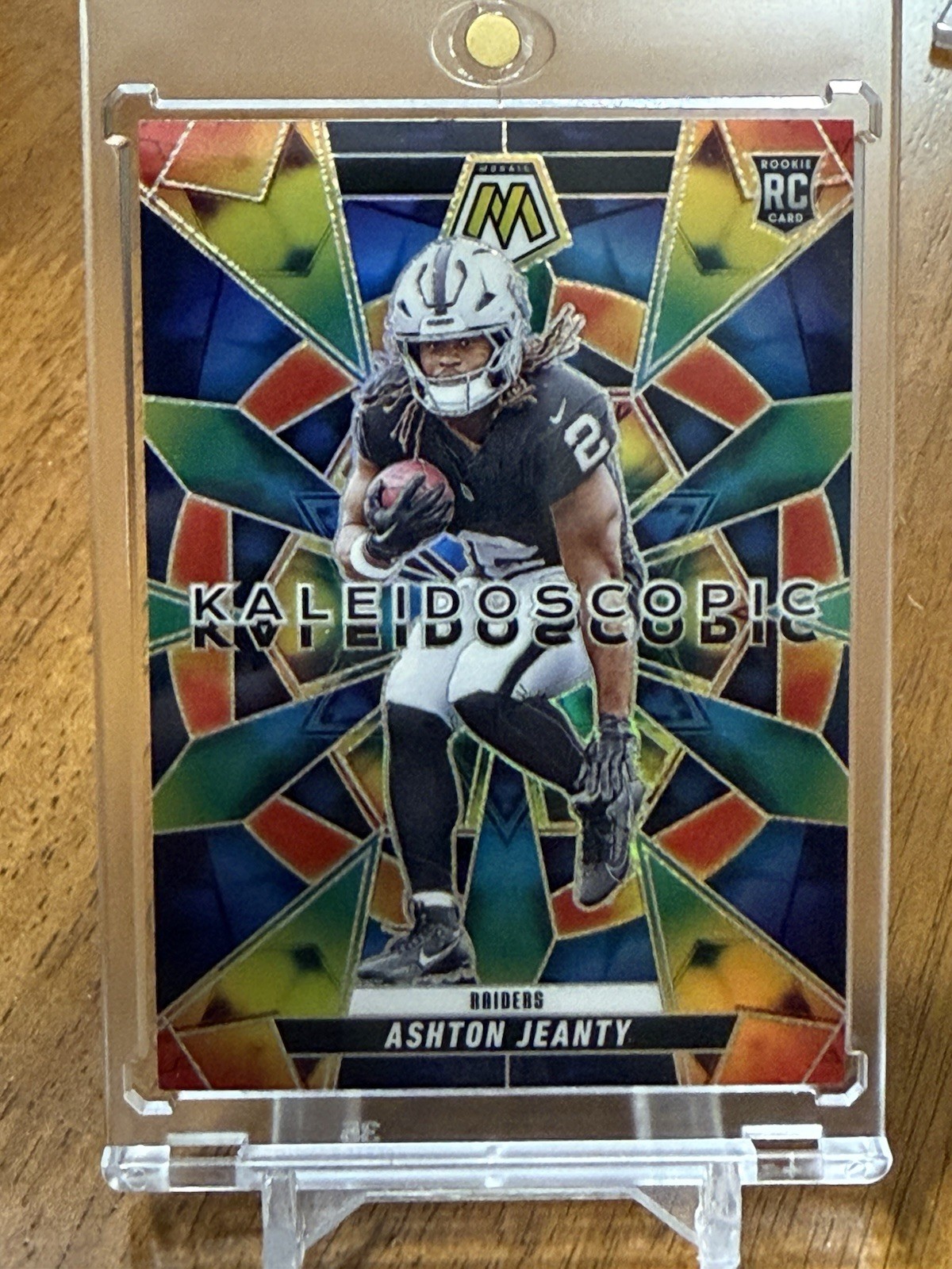 2025 Panini Mosaic Football Ashton Jeanty #9 RC Rookie Kaleidoscopic SSP