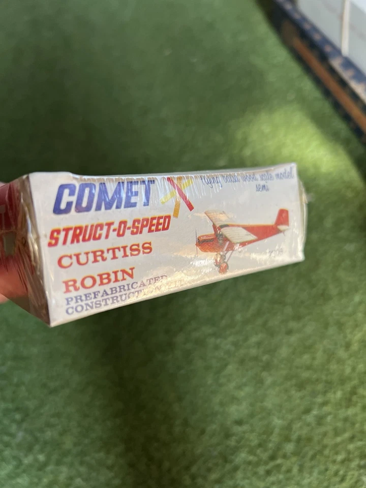 COMET CURTISS ROBIN 14.5" WINGSPAN #2306 STRUCT-O-SPEED BALSA AIRPLANE MODEL - Image 4 of 4