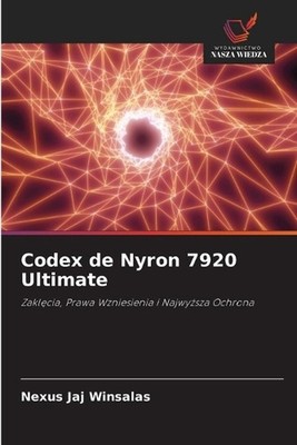 Codex de Nyron 7920 Ultimate by Nexus Jaj Winsalas (Polish) Paperback Book