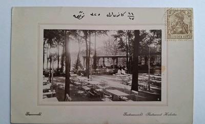 Grunewald, Restaurant Hubertus, 1909, Garden View, Waiter, Berlin