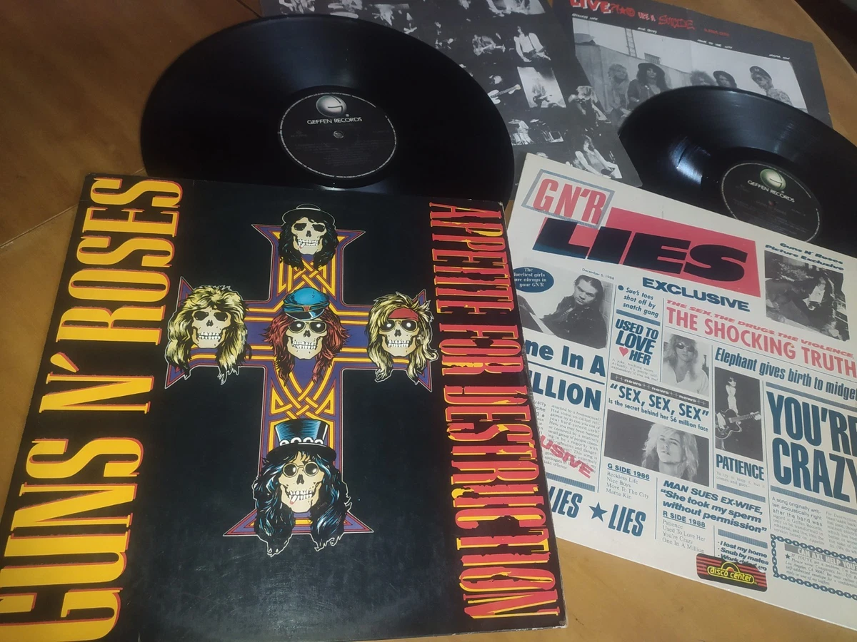 GUNS N' ROSES レコード２枚 Guns N 'Roses Classical Vinyl Records for sale - eBay