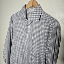 Gitman Bros Men's Large Plaid Button Up Long Sleeve Made In USA