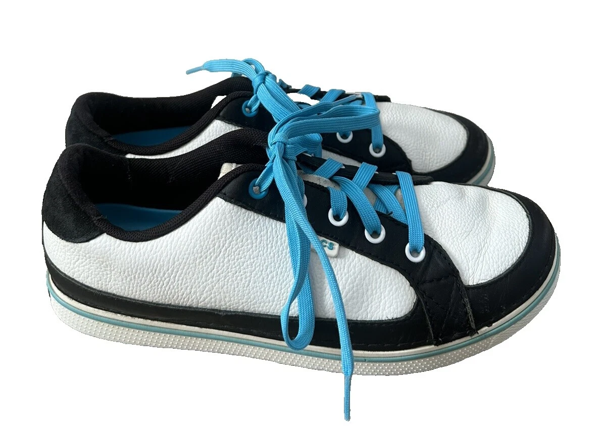 Crocs Upper Leather Lace Up Athletic Shoes for Women