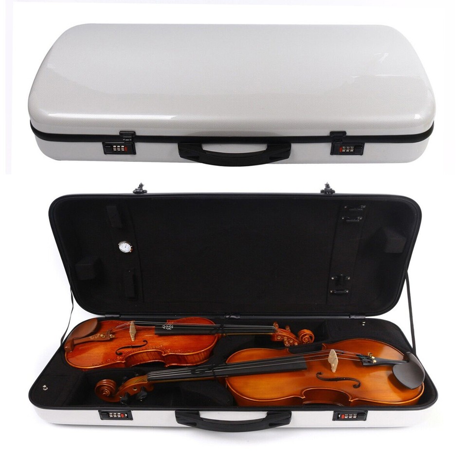 Carbon fiber Double Violin Viola Case for 4/4 violin/15-17inch viola ...