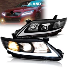 VLAND LED Headlights For 2009-2011 Toyota Camry with Sequential Turn Signal