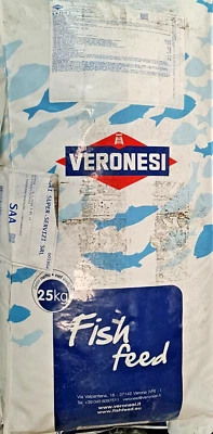 MANGIME PESCI VERONESI FISH 2 mm- Ideale x CARPA PESCE GATTO TILAPIA in LAGHETTO