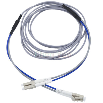 150M Armored Cable Fiber Patch Cord LC-LC UPC Pigtail Multi-Mode Cables Duplex