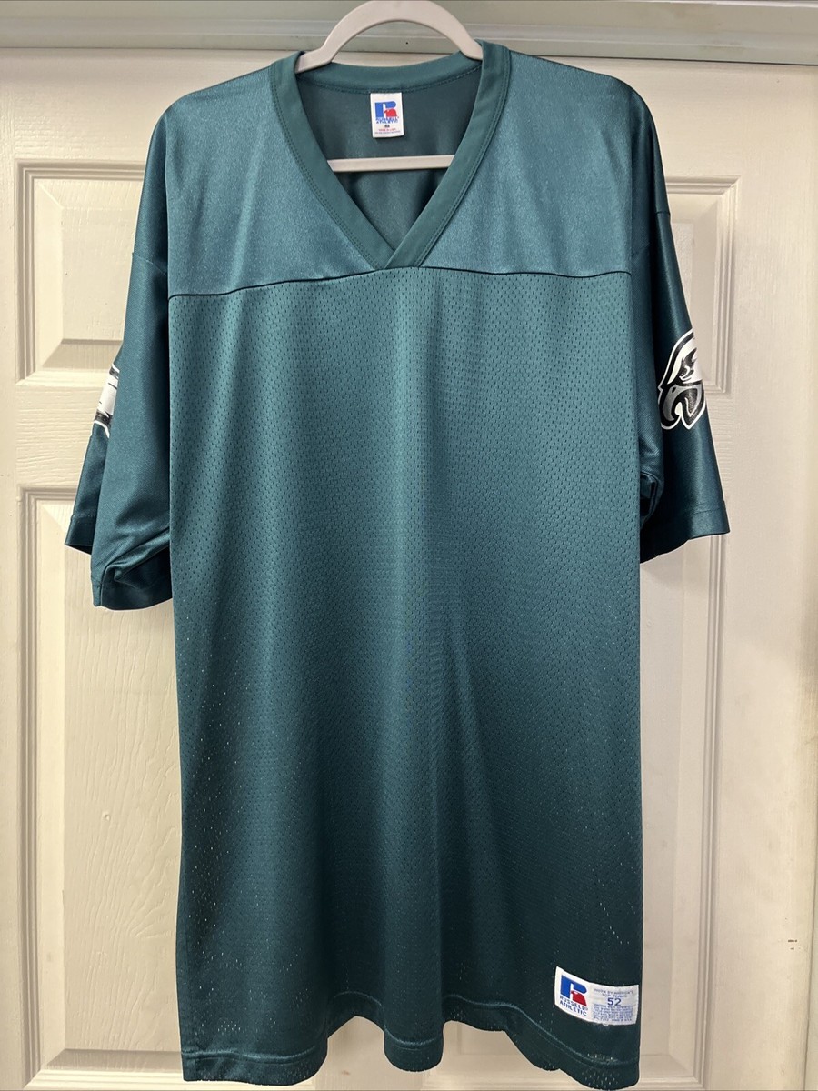 90s NFFL NFLフットボールT ゲームシャツヴィンテージ RUSSELL 古着 90s USA製 Russell No29 ラバー プリント メッシュ フットボール