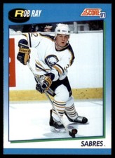 1991-92 Score Canadian Rob Ray #610 Buffalo Sabres