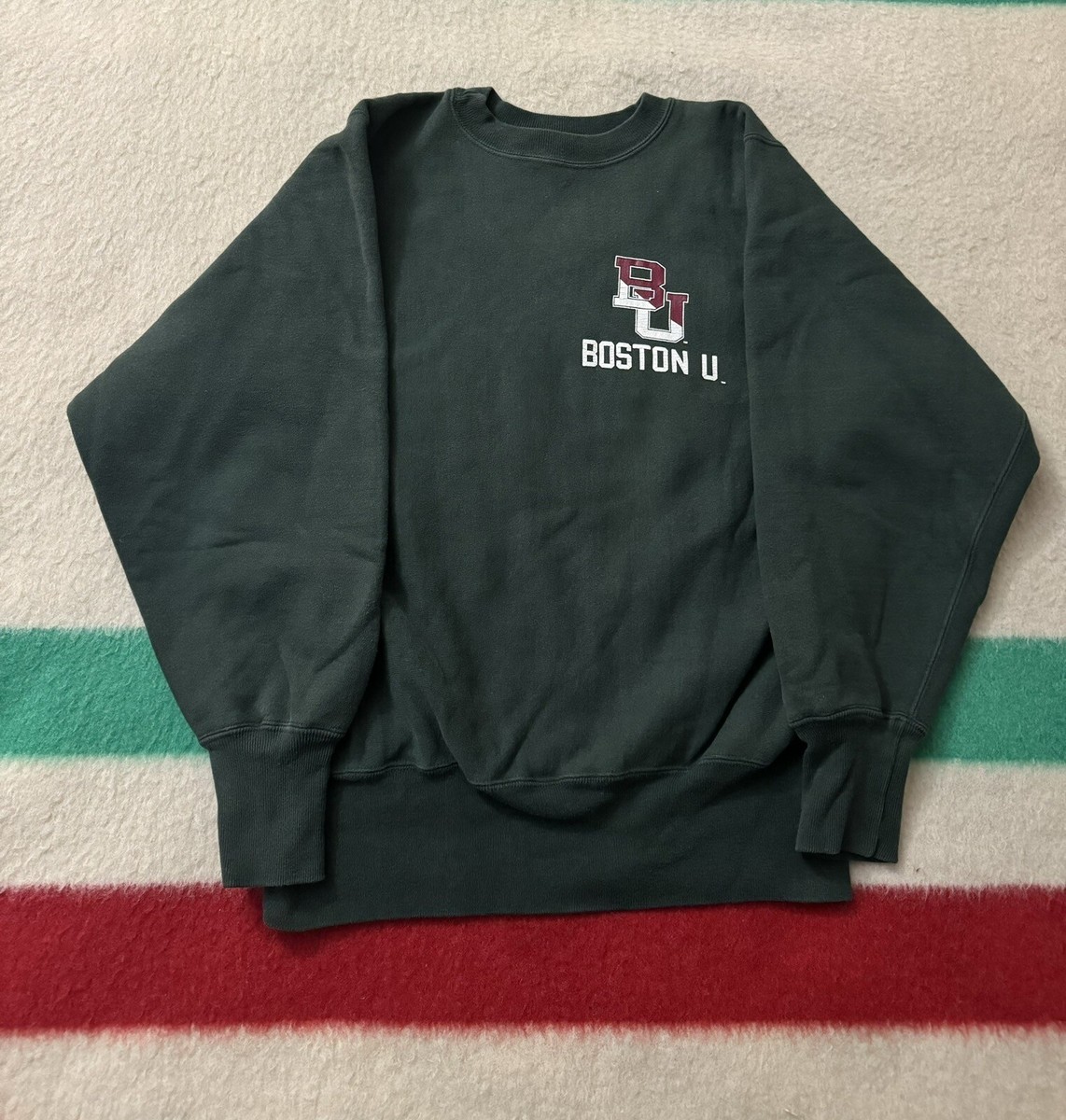 Vintage 80s 90s Boston University Champion Reverse Weave Big Vintage 80s 90s Boston University Champion Reverse Weave Big