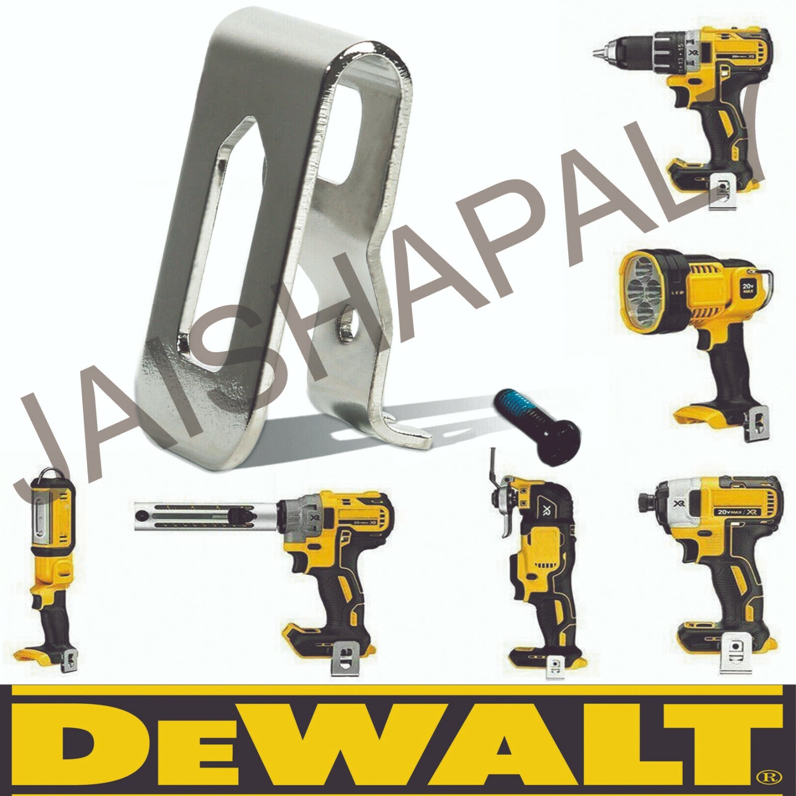DeWALT Belt Clip & Screw DCD737, DCD740, DCD780, DCD780L2, DCD785