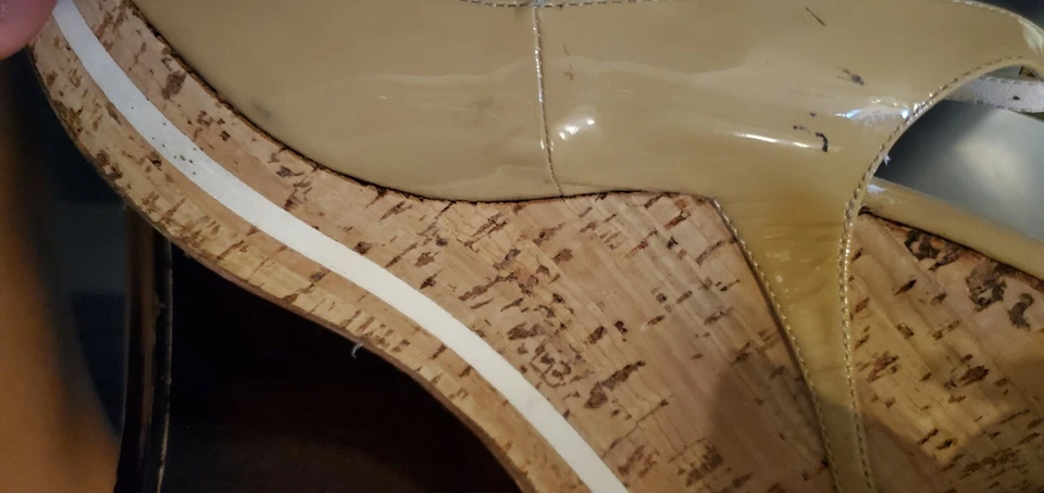 Auténticos zapatos para mujer Prada Milano desnudos talla 40 1/2 = 10,5 EE. UU. Foto 4 de 4