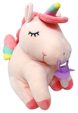 Pacifier Stuffie Animal Plush Kiss The Unicorn Adult Pacifier Holder