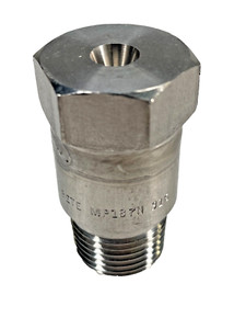 BETE Maxi-Pass MP187N Full Cone Spray Nozzle 1/2" NPT, 316 Stainless Steel *USED