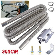 300cm Abgasrohr Abgasschlauch Diesel Standheizung Schalldämpfer Auspuff φ24mm