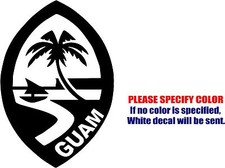 SEAL OF GUAM JDM Funny Vinyl Decal Sticker Car Window Bumper Laptop Tablet 22"
