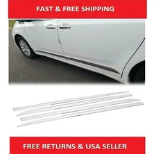 For Toyota SIENNA 2011-2020 ABS Outside Door Body Side Molding Chrome Trim 4 PCS
