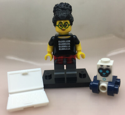 LEGO   Minifigur Programmierer Sammelobjekt Series 19 - col19-5 col345 col346