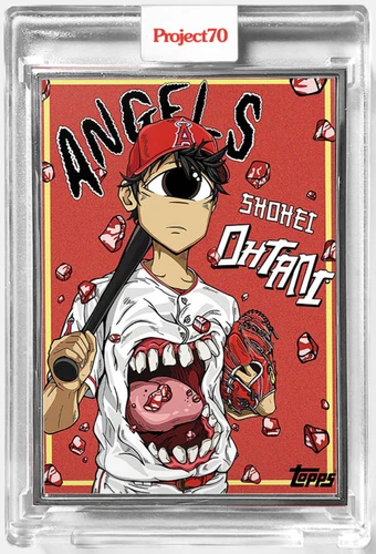 Topps Project 70 Card #832 - Shohei Ohtani by Distortedd - Artist Proof /51
